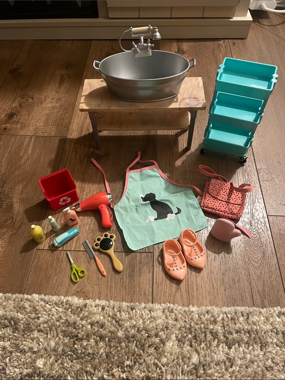 Our Generation Kids Pretend Play Pet Grooming Set - with accessories